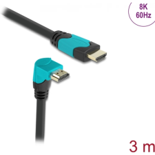 DELOCK HDMI 2.1 Összekötő Fekete 3m 86993 kábel és adapter