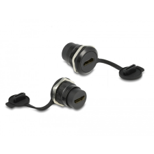 DELOCK HDMI-A beépített csatlakozó porvédelmet biztosító fedéllel kábel és adapter