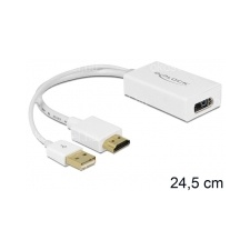 DELOCK HDMI-A male -> Displayport female adapter - 62496 kábel és adapter