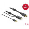 DELOCK HDMI DisplayPort-kábel 4K 30 Hz 5 m