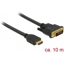 DELOCK HDMI DVI-D Átalakító Fekete 10m 85657 kábel és adapter