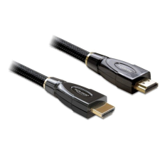 DELOCK HDMI + Ethernet male/male összekötő kábel Premium 5m (82739) kábel és adapter