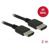 DELOCK HDMI - HDMI Premium Cable 2m black