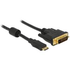 DELOCK HDMI-kábel Mini-C-csatlakozódugóval > DVI 24+1 csatlakozódugó 1 m kábel és adapter