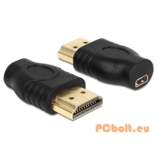 DELOCK HDMI micro D anya > HDMI A apa adapter audió/videó kellék, kábel és adapter