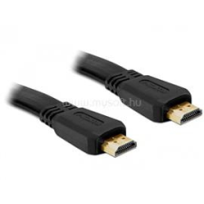 DELOCK High Speed HDMI Ethernet kábel - A apa/apa 3,0m lapos (DL82671) kábel és adapter