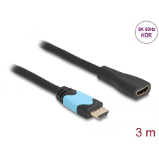  DeLock High Speed HDMI extension cable 48 Gbps 8K 60Hz 3m Black kábel és adapter