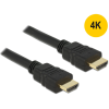 DELOCK High Speed HDMI-kábel típusú Ethernet HDMI A dugós > HDMI A dugós 4K 0,5 m