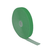 DELOCK Hurkolható rögzítok, 10 m x 20 mm (H x Sz) tekercs, zöld villanyszerelés