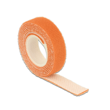 DELOCK Hurkolható rögzítok, 1 m x 13 mm (H x Sz) tekercs, narancssárga villanyszerelés