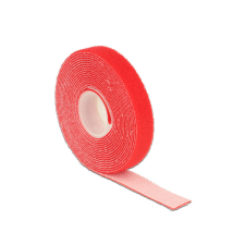 DELOCK Hurkolható rögzítok, 3 m x 13 mm (H x Sz) tekercs, piros villanyszerelés