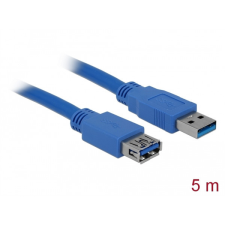 DELOCK Kábel - 82541 (USB-A 3.0 -&gt; USB-A 3.0 Hosszabbító kábel, apa/any, 5m) kábel és adapter
