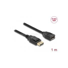 DELOCK kábel Displayport 1.2 hosszabbító 4K 60Hz 1m (DL80001) kábel és adapter