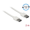 DELOCK Kábel, EASY-USB 2.0-s A-típusú csatlakozódugó > EASY-USB 2.0-s A-típusú csatlakozódugó, 2 m,