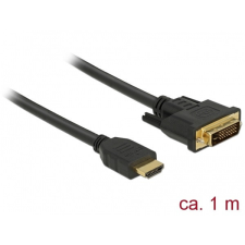 DELOCK kábel HDMI male &gt; DVI 24+1 male kétirányú 1m kábel és adapter