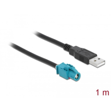 DELOCK Kábel HSD Z hüvely - A-típusú USB 2.0 apa 1 m kábel és adapter