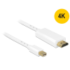 DELOCK Kábel mini Displayport 1.1 dugó - High Speed HDMI A dugó 4K 2m