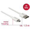 DELOCK Kábel Nagysebességű HDMI Ethernettel - HDMI-A-csatlakozódugó > HDMI Micro-D-csatlakozódugó, 3 (85150) (85150)