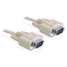 DELOCK kábel RS-232 soros Sub-D9 M/M  5m kábel és adapter