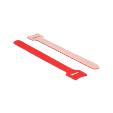 DELOCK Kabelbinder Klettverschluss 150mm 10Stk rot (18689) asztali számítógép kellék