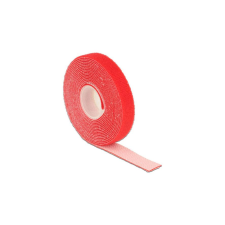 DELOCK Kabelbinder Klettverschluss 3000x13mm 1x Rol rot (18718) asztali számítógép kellék