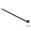 DELOCK Kábelkötegelő 850 x 9 mm (H x Sz), 10 darab fekete
