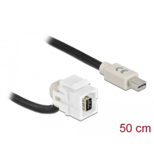 DELOCK Keystone modul, mini DisplayPort-csatlakozóhüvely 110 &gt; mini DisplayPort-csatlakozódugó, káb egyéb hálózati eszköz