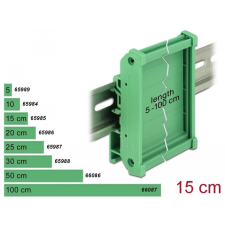 DELOCK Laprögzítő 15 cm hosszú DIN Rail-ekhez egyéb hálózati eszköz