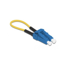 DELOCK LC Duplex Male adapter kék optikai hurok (86924) kábel és adapter