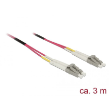 DELOCK LC/LC Multi-mode OM4 3m Cable Optical Fibre kábel és adapter