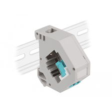 DELOCK Lila DIN sín adapter Keystone LC Duplex vízkék egyéb hálózati eszköz