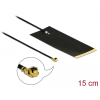 DELOCK LPWAN antenna MHF I dugó -2,63 dBi 1,13 15 cm FPC belső öntapadós