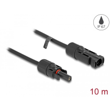 DELOCK MC4 szolár kábel apa - anya 10 m fekete kábel és adapter