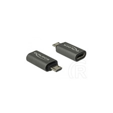 DELOCK Micro-USB (M) - USB-C (F) adapter kábel és adapter
