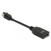 DELOCK Mini DisplayPort v1.4 apa - DisplayPort anya Adapter retesszel záró funkcióval