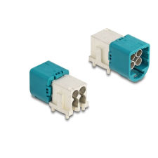 Delock Mini FAKRA Z A-típusú quad lefelé hajlított apa PCB kábel és adapter