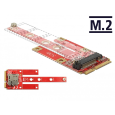 DELOCK Mini PCIe Átalakító > M.2 Kulcs B rés + Micro SIM rés kábel és adapter