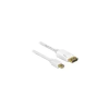 DELOCK miniDisplayport dugó > Displayport dugó 3m White (83483)
