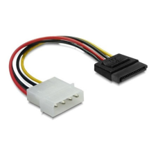  Delock Molex Power 4pin -&gt; SATA Power M/F adapter kábel és adapter