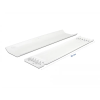 DELOCK Öntapadós kábelcsatorna 85 x 10 mm foglalatú és 300 mm hosszú, 2 db. fehér (20886) (20886)