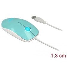 DELOCK optikai egér türkiz (12538) (delock12538) egér