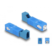 DELOCK Optikai szál hibrid párosító SC Simplex apa - LC Simplex anya kék egyéb hálózati eszköz