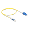 DELOCK Optikai szálas kábel CS apa - LC Duplex egyszeres mód G657A2 / OS2 Uniboot 0,5 m (88291) (88291)