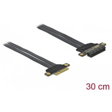 DELOCK PCI Express Hosszabbító Fekete 30cm 85768 kábel és adapter