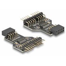DELOCK Pin header Átalakító Fekete 4cm 60045 kábel és adapter