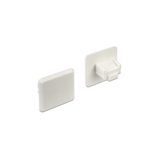 DELOCK porvédő RJ-45 kimenethez (10db, fehér) kábel és adapter