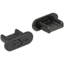 DELOCK Porvédo USB 2.0 Micro-B kimenethez fogantyú nélkül 10 darab fekete szerver