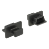 DELOCK Porvédo USB 2.0 Mini-B típusú kimenethez fogantyúval 10 db fekete