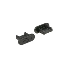 DELOCK porvédő USB micro-B kimenethez (10db, fekete) kábel és adapter