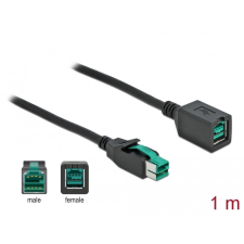 DELOCK PoweredUSB bővítőkábel 12 V 1 m kábel és adapter